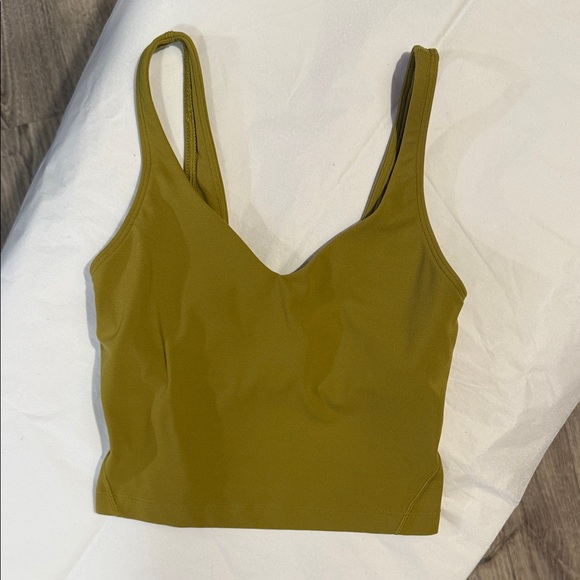 lululemon athletica Other - Lululemon Align Tank Auric Gold Olive Green Size 0 Excellent Condition